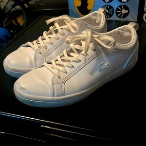 Lacoste women’s white sneaker size 8.5